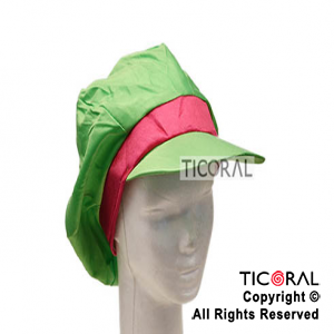 SOMBRERO BOINA FLUO CON VISERA VERDE Y FUCSIA HS5831-3 x 1